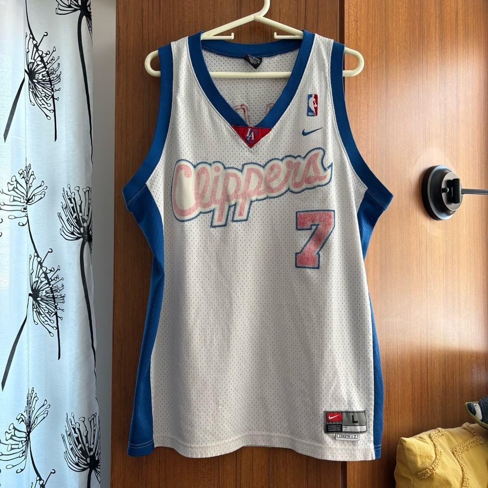 Vintage Nike Team LA Clippers Lamar Odom #7 Basketball Jersey Size L